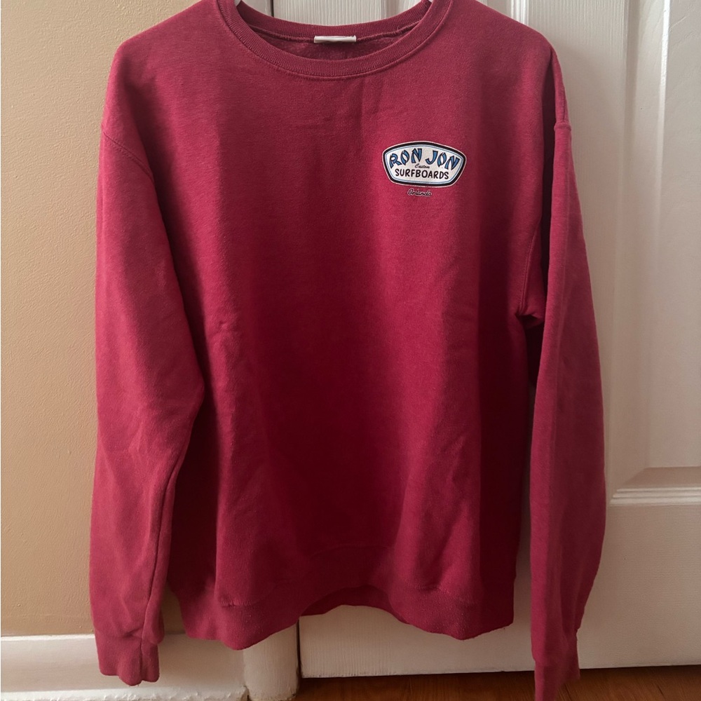 Ron Jon women's Burgundy Crewneck Sweater